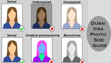 Dubai visa photo guide