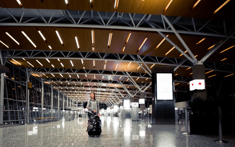 Canada Airport Transit Person
