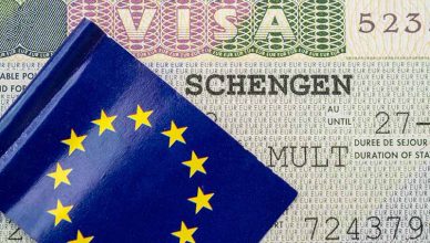 image of Schengen Visa documents