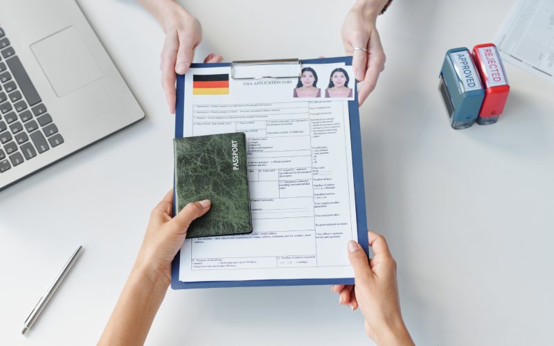 Germany visa photo requirement documents.